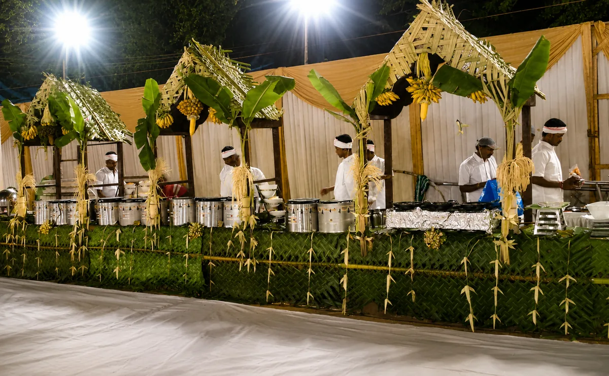 Arjun Caterers event setup