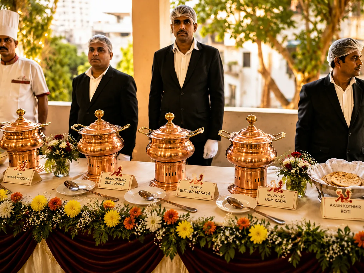 Arjun Caterers event setup