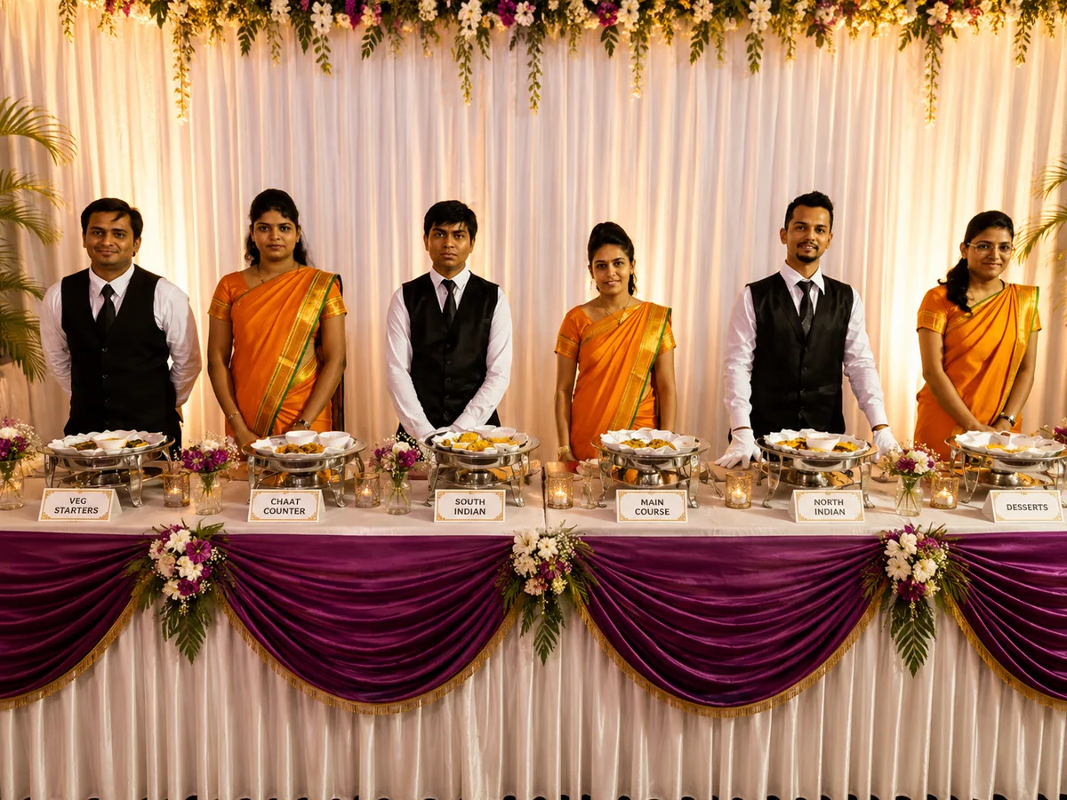 Arjun Caterers event setup