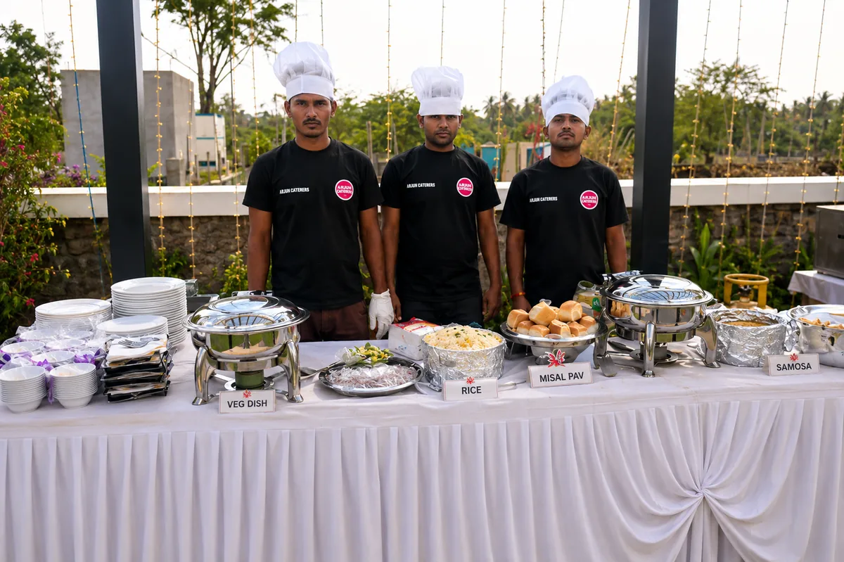 Arjun Caterers event setup