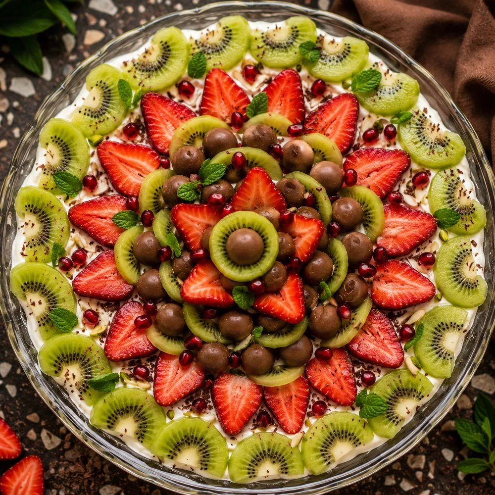 Vegetarian catering dish presentation