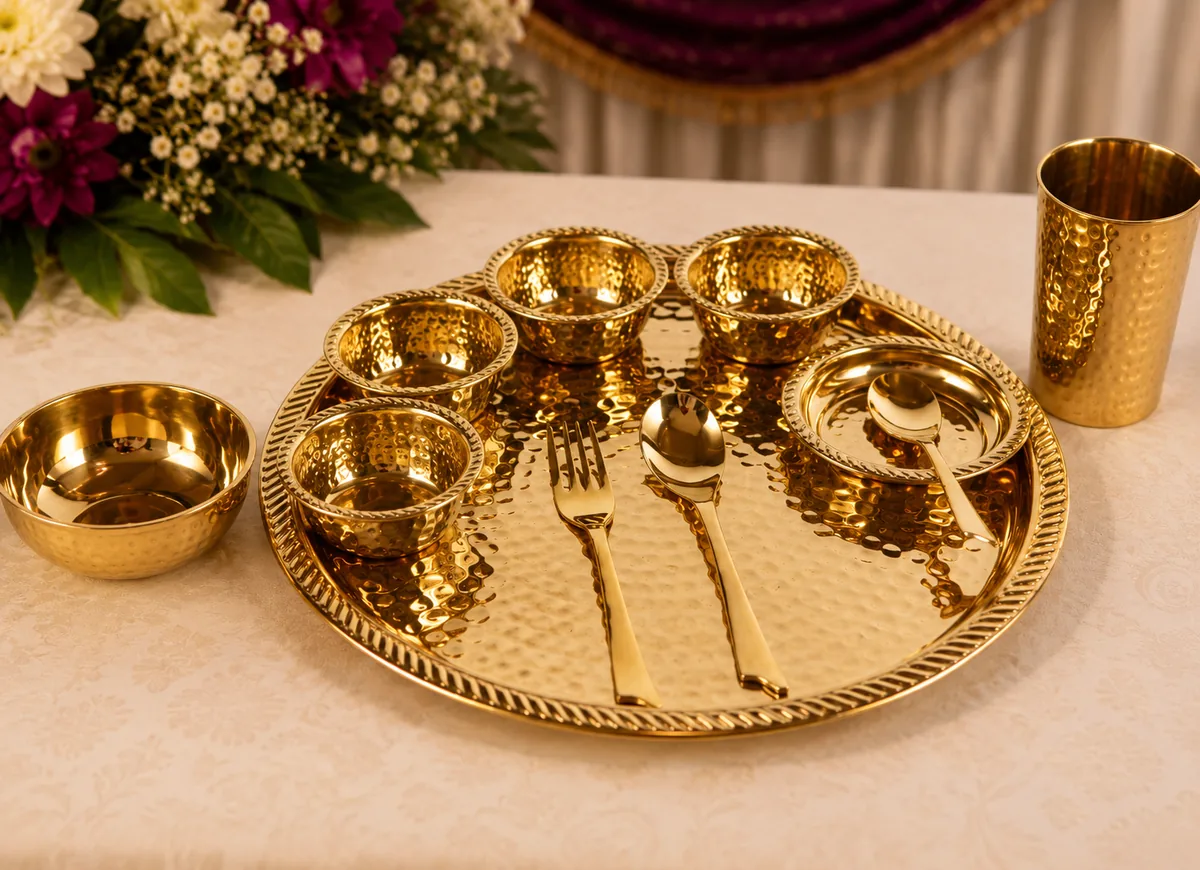Vegetarian catering dish presentation